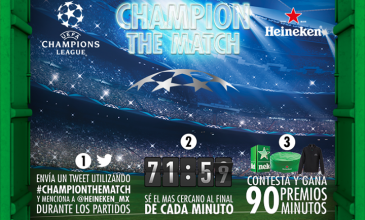 Gana premios y vive el futbol el doble con Heineken #ChampionTheMatch