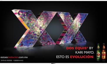 Dos Equis da un paso adelante para mostrar su evolución con arte y fotografía