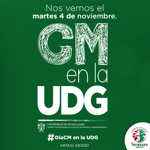 Cuauhtémoc Moctezuma te invita al #DíaCM en la UDG